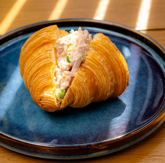 SMOKED SALMON PÂTÉ STUFFED CROISSANTS