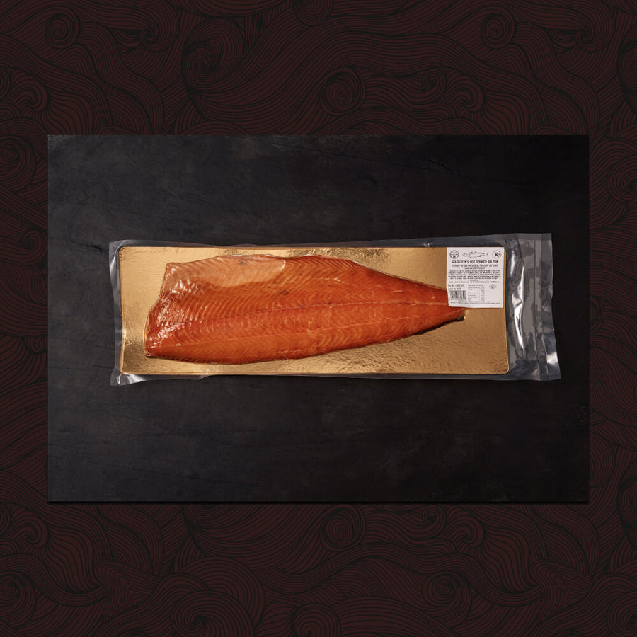 Whole Side of Goldstein's Hot Smoked Salmon (approx 900g) - KOSHER FOR PASSOVER