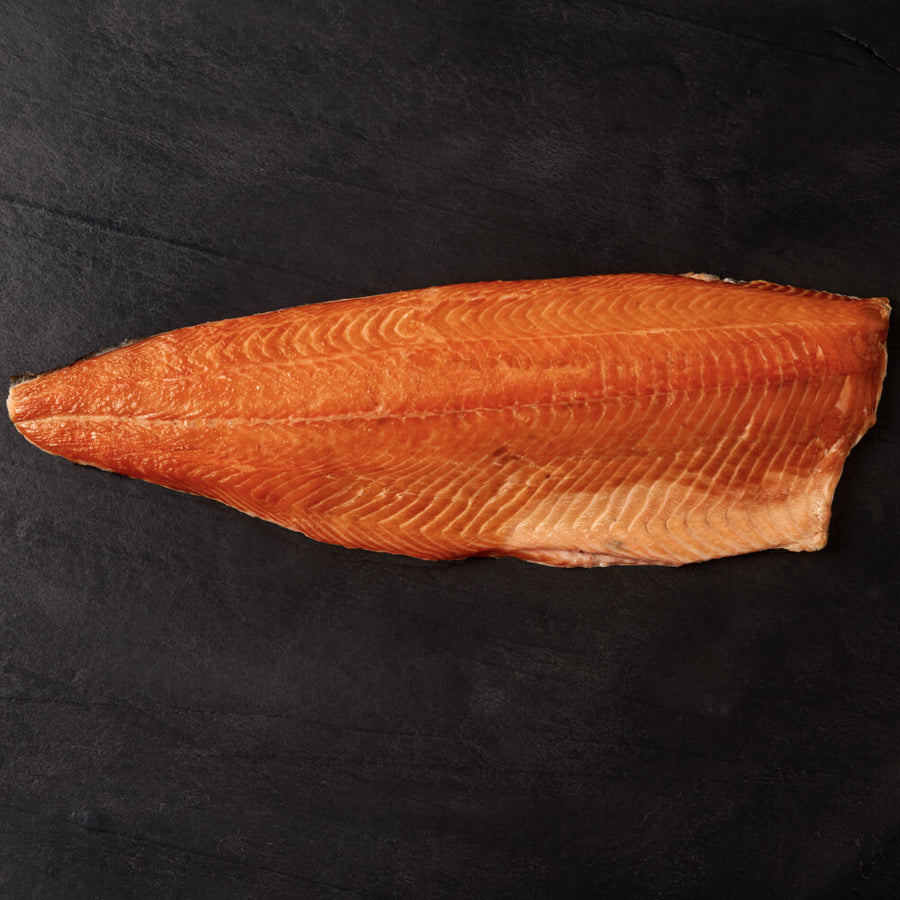 Whole Side of Goldstein's Hot Smoked Salmon (approx 900g)
