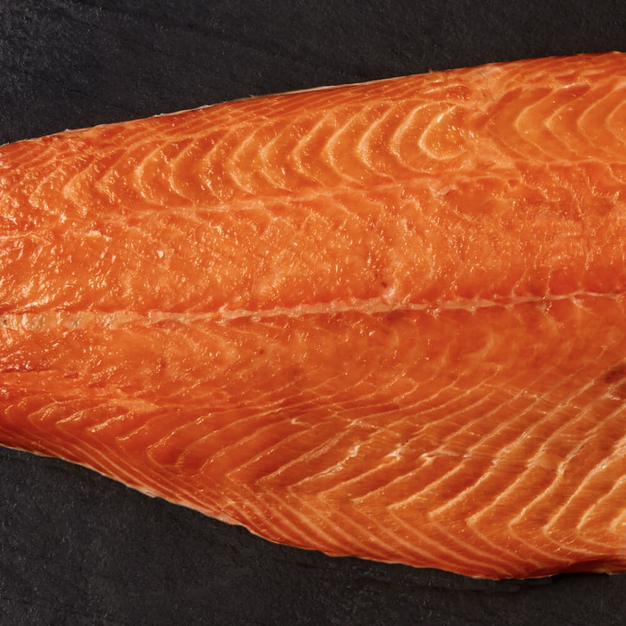 Whole Side of Goldstein's Hot Smoked Salmon (approx 900g) - KOSHER FOR PASSOVER